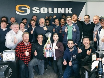 Solink team of the year photo.