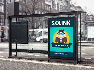 Solink, we're hiring banner.
