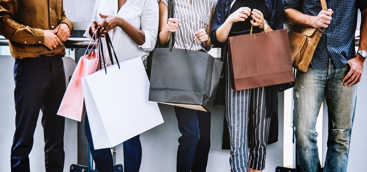 Customers Shopping