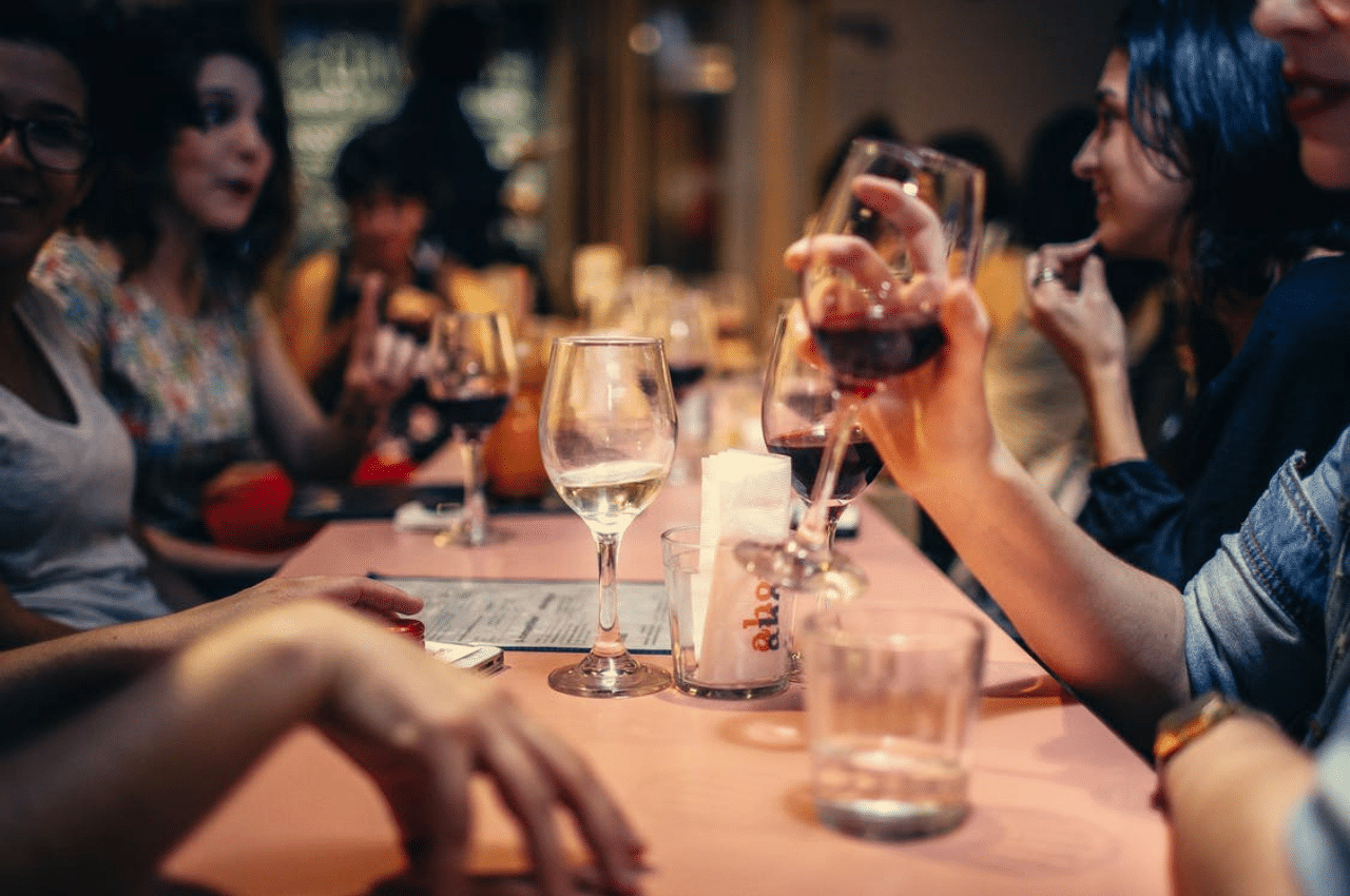 Group Of People Eating