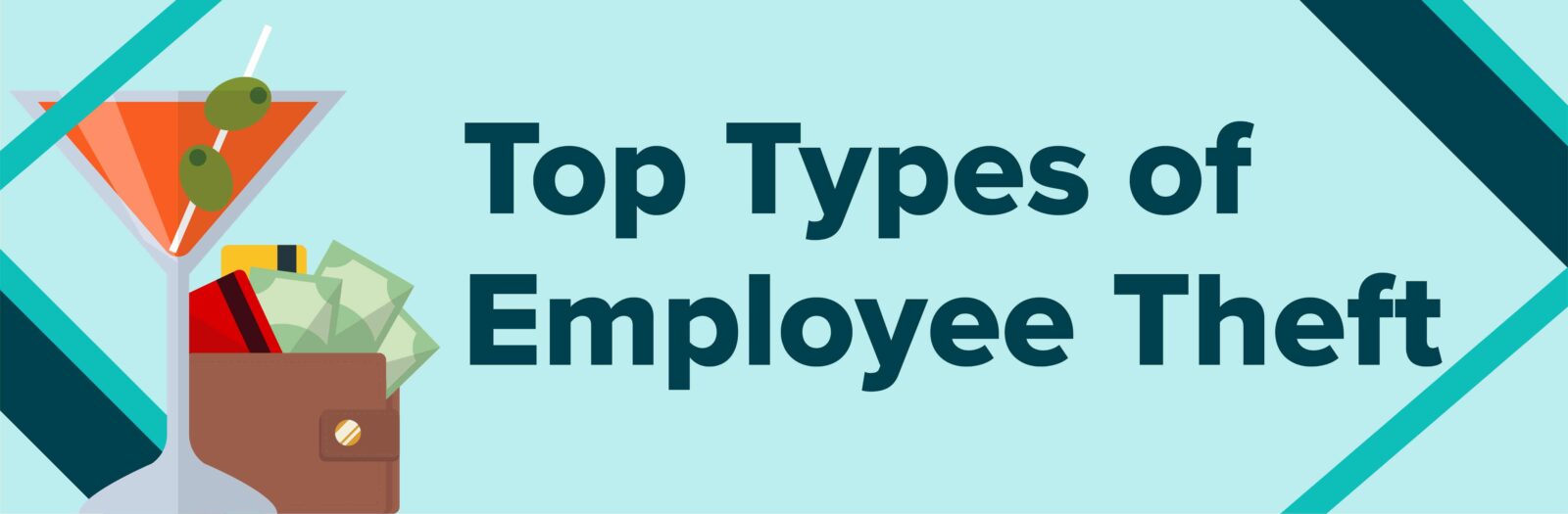 Top Types Of Employee Theft Infographic.