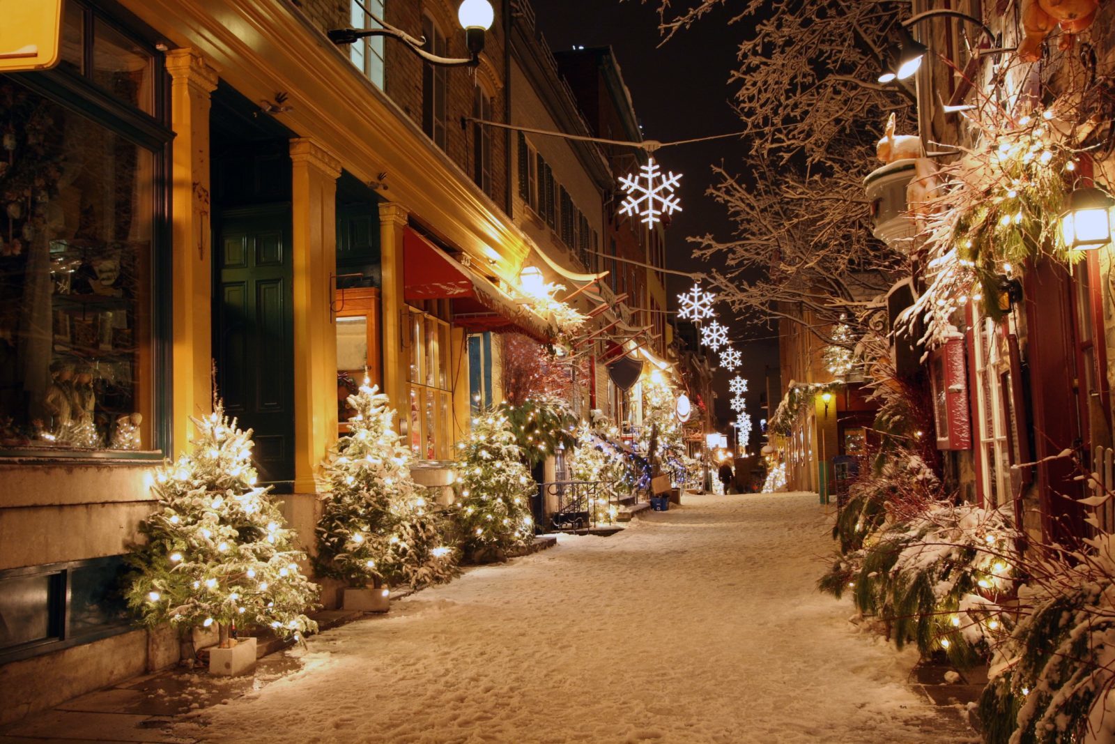 Christmas Street Quebec