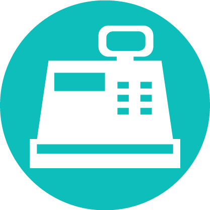 Cash register icon