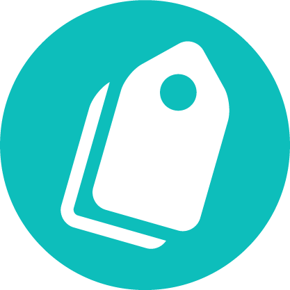 Sales tag icon