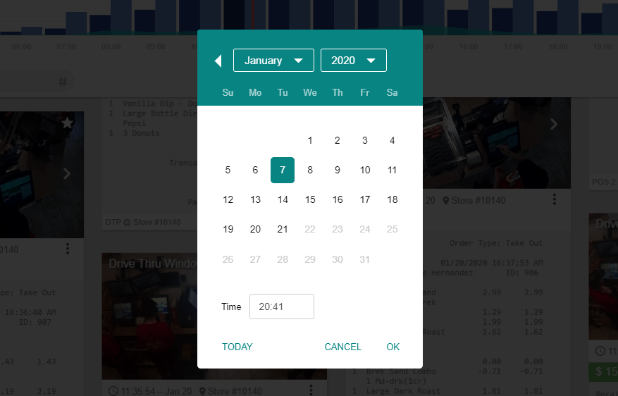 A screen shot of a calendar on a mobile device.