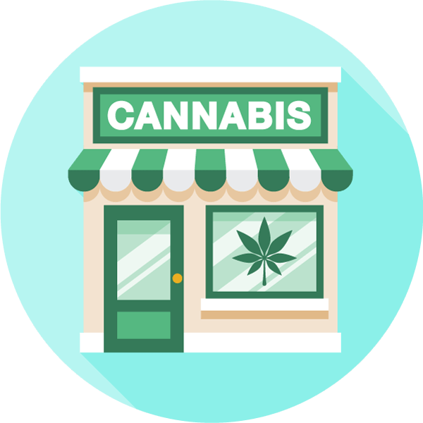 Cannabis-illustrations-store-front