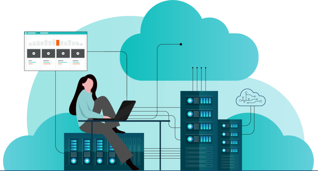 Illustration of NAS vs Cloud Storage