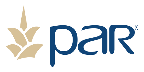 The par logo on a black background.