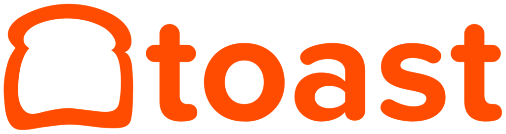 The toast logo on a black background.