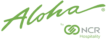 Aloha by ncr hospitality logo.