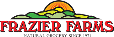 The logo for frazier farms.