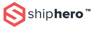 The shiphero logo on a black background.