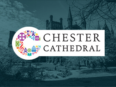 The logo for chester cathedral.