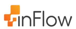 Finflow logo on a green background.