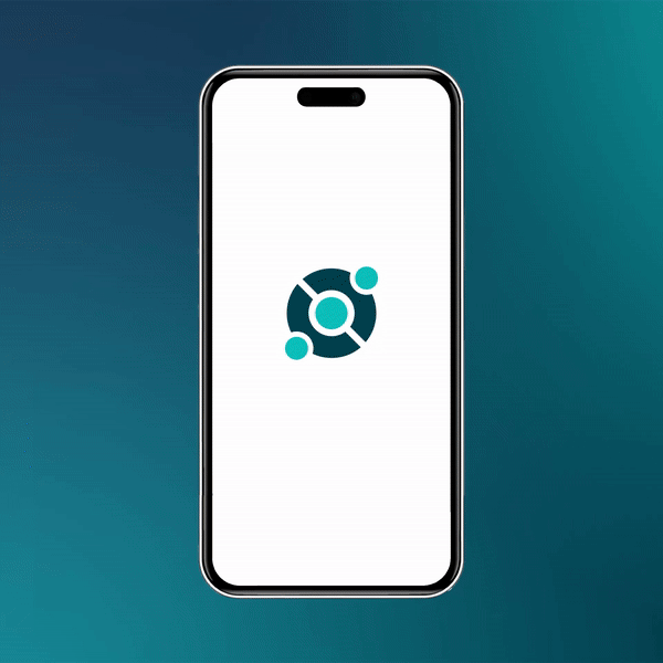 A smartphone with the logo of kubuntu on it.