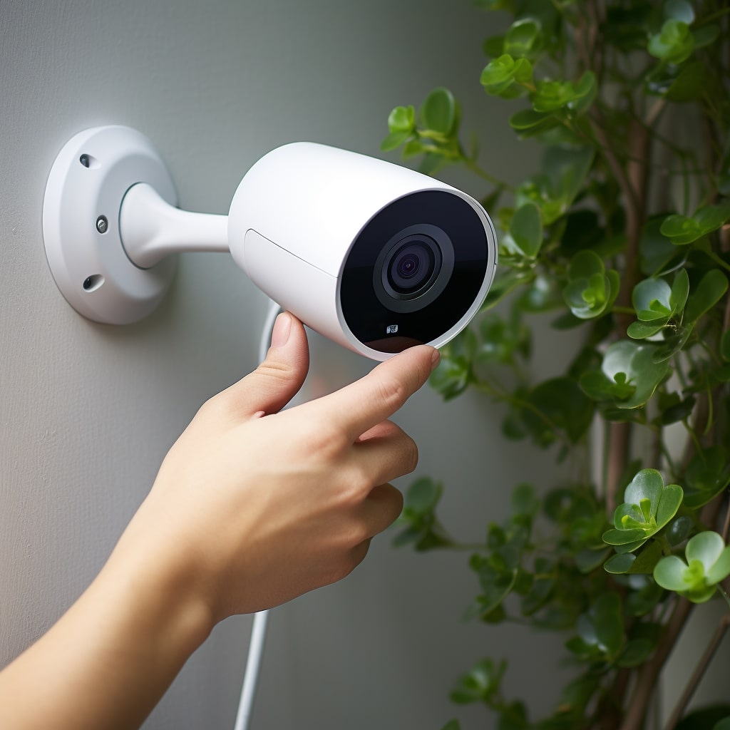 Connected outdoor surveillance camera