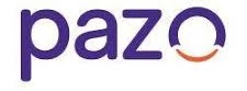 A logo with the word pazo on it.