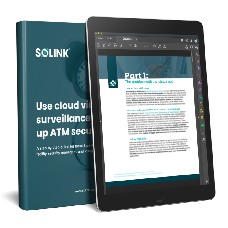 Use cloud security to up atm security.