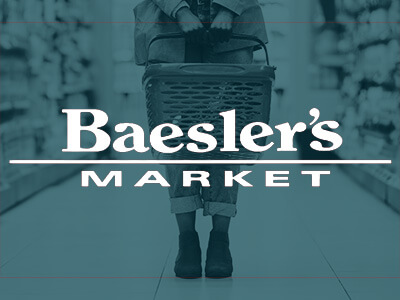 The logo for baseler's market.