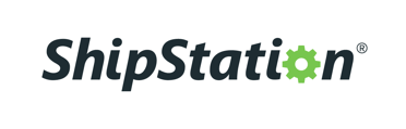 Logo of shipstation, a web-based shipping software for e-commerce businesses.