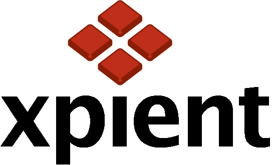 A logo featuring four red rhombuses arranged in a diamond shape, with one on top, one on bottom, and one on each side.