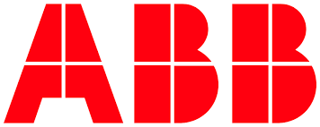 Red ABB logo on a white background, featuring the letters "A", "B", and "B" in bold, angular font.